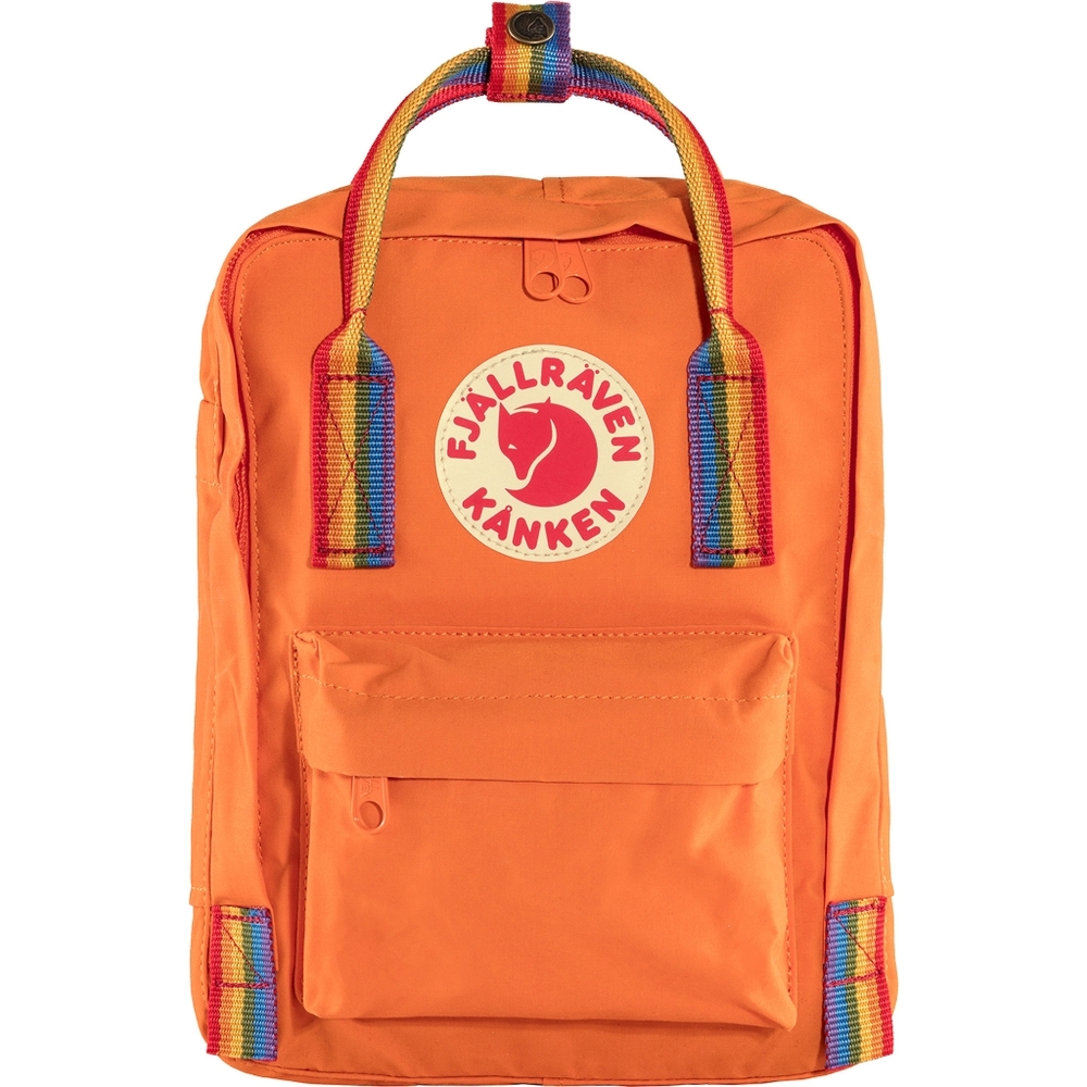 Fjallraven Kanken Rainbow Mini Burnt Orange NWT